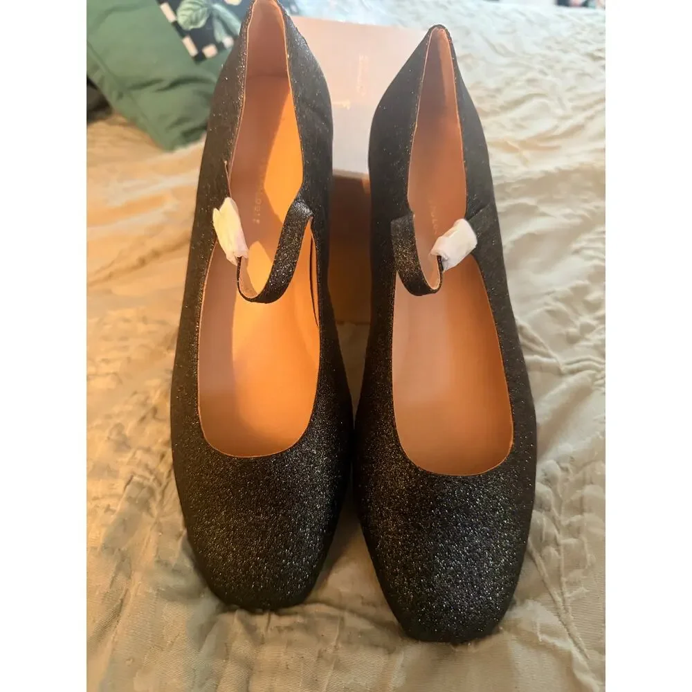 Anthropologie Ditsy Mary Jane Ballet flats Size 9